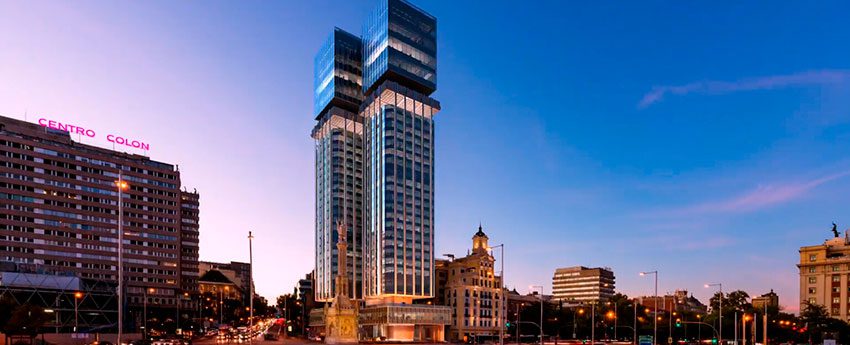 Rehabilitación de eificio de oficinas en Madrid, Torres Colón