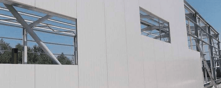 Fachadas de panel sandwich