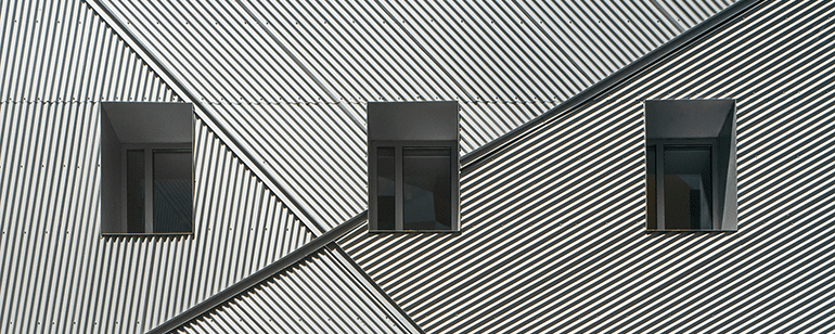 Fachadas de chapa perfilada