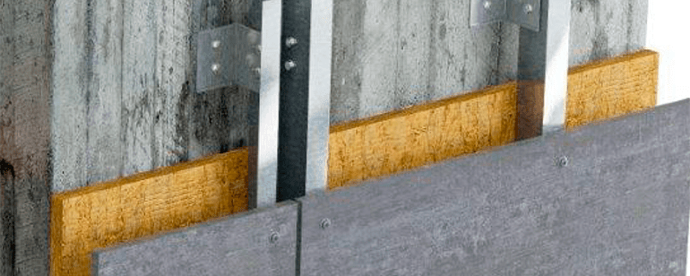 Fachadas ventiladas de cemento madera